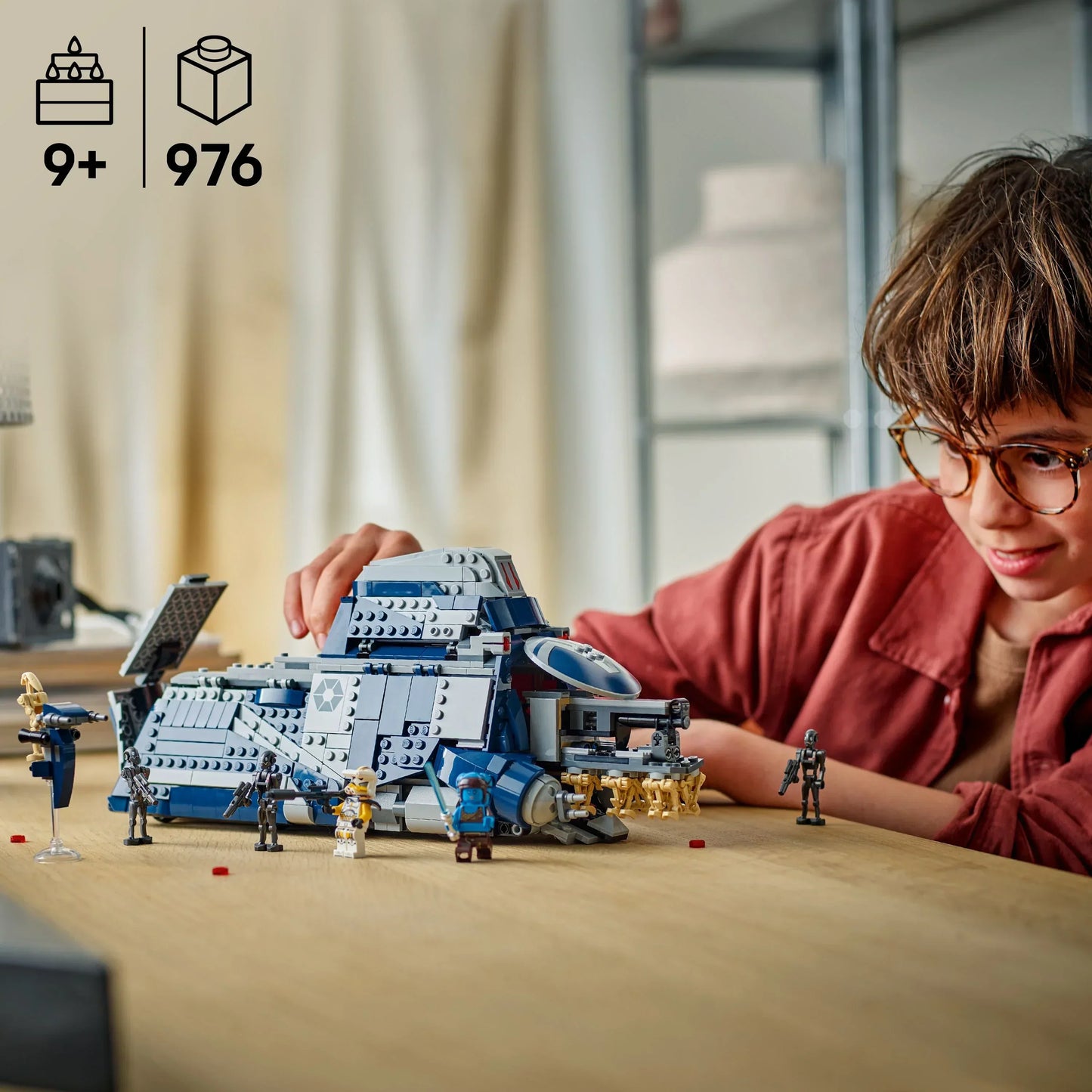 Battle of jungle planet Separatist Tank - 75435