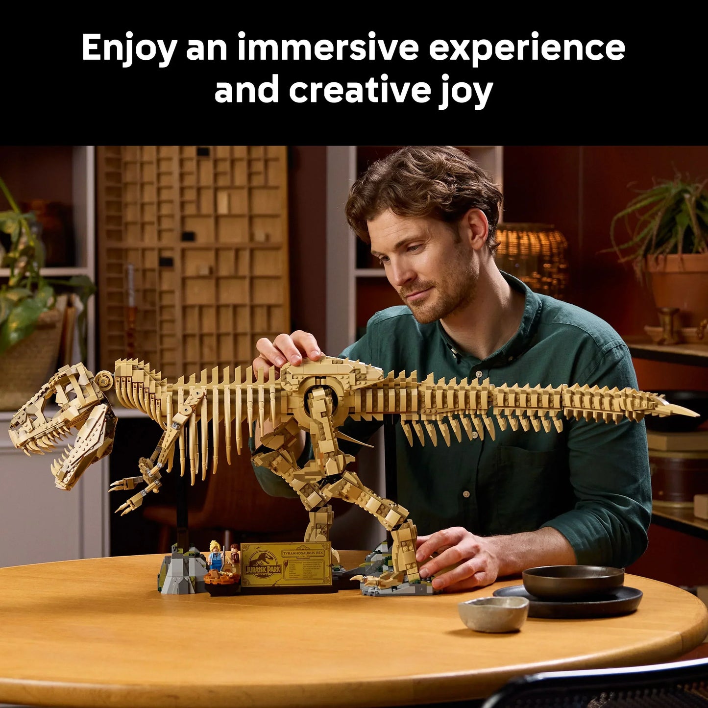 T-Rex Dinosaur Skeleton Fossil - 76968