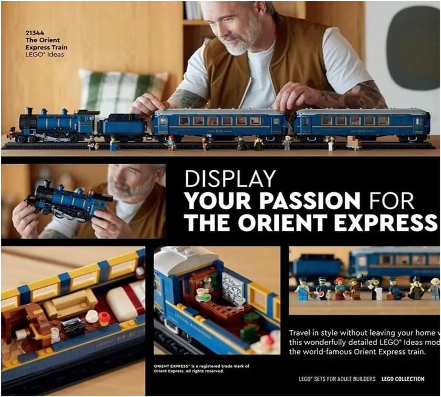 Classic European Express Train - 21344